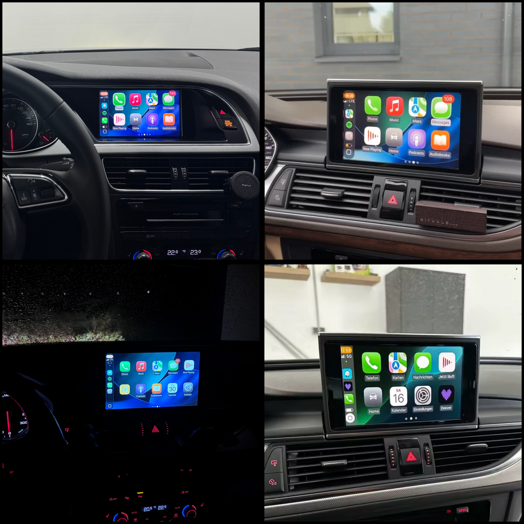 Audi A4 A5 A6 A7 A8 Q3 Q5 Q7 Wireless Apple CarPlay & Android Auto module for MMI 3G system
