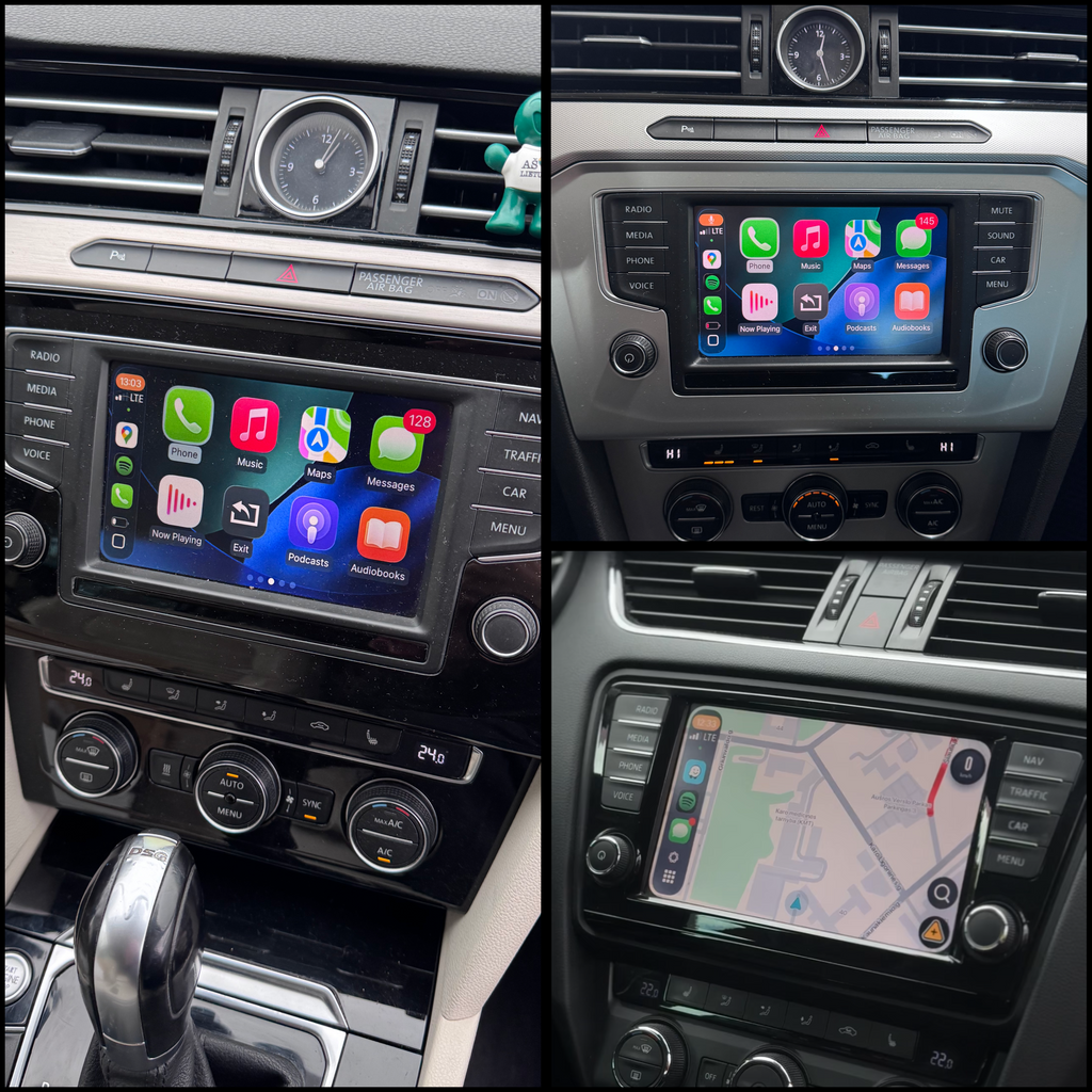 Volkswagen / Skoda with MIB MIB2 system Wireless Apple CarPlay & Android Auto module