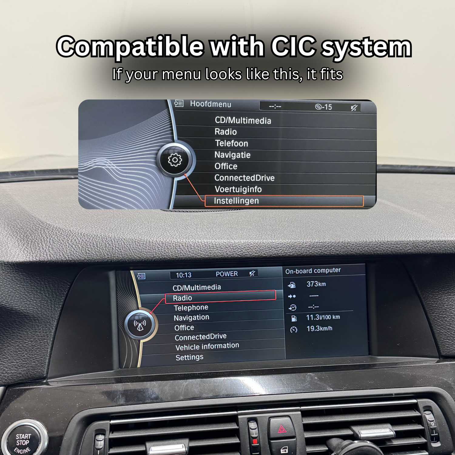 BMW Wireless CarPlay & Android Auto integration for CIC system (2008-2012)