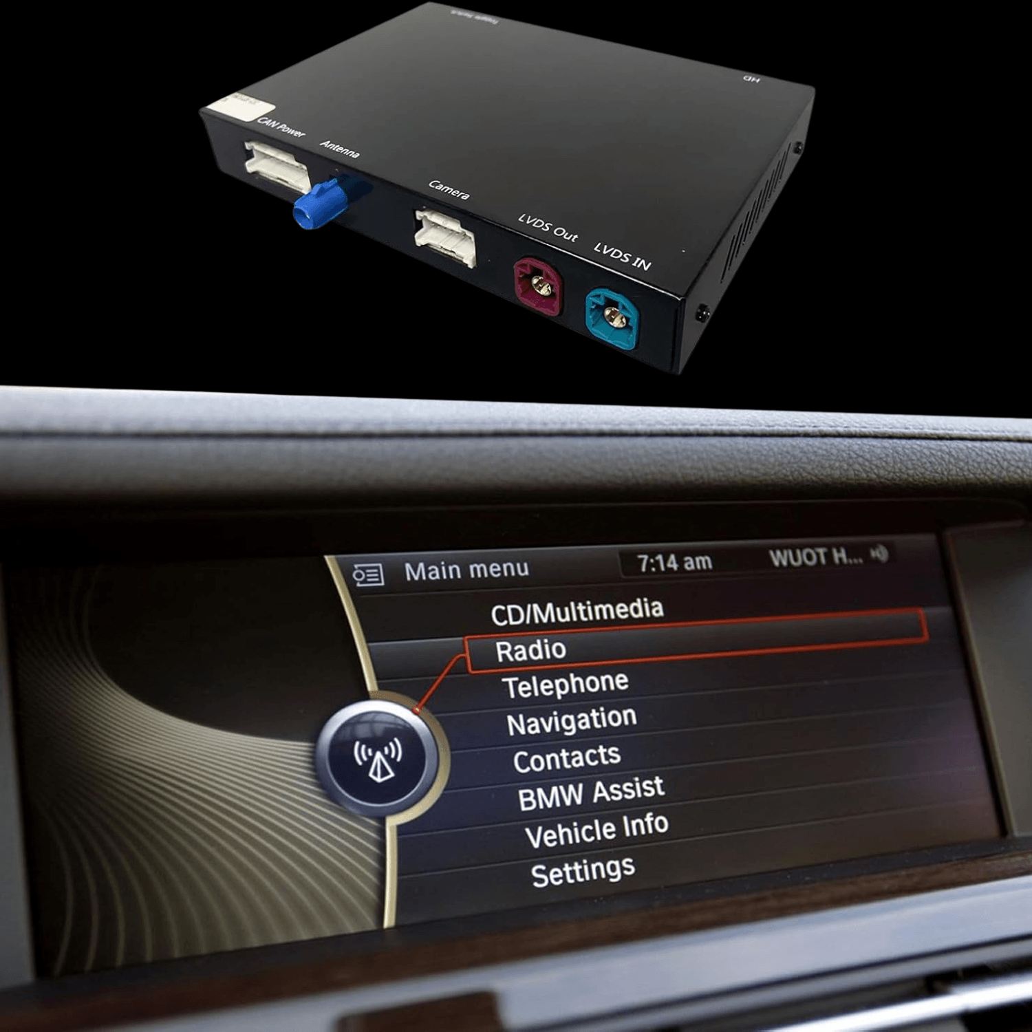 BMW Wireless CarPlay & Android Auto integration for CIC system (2008-2013)