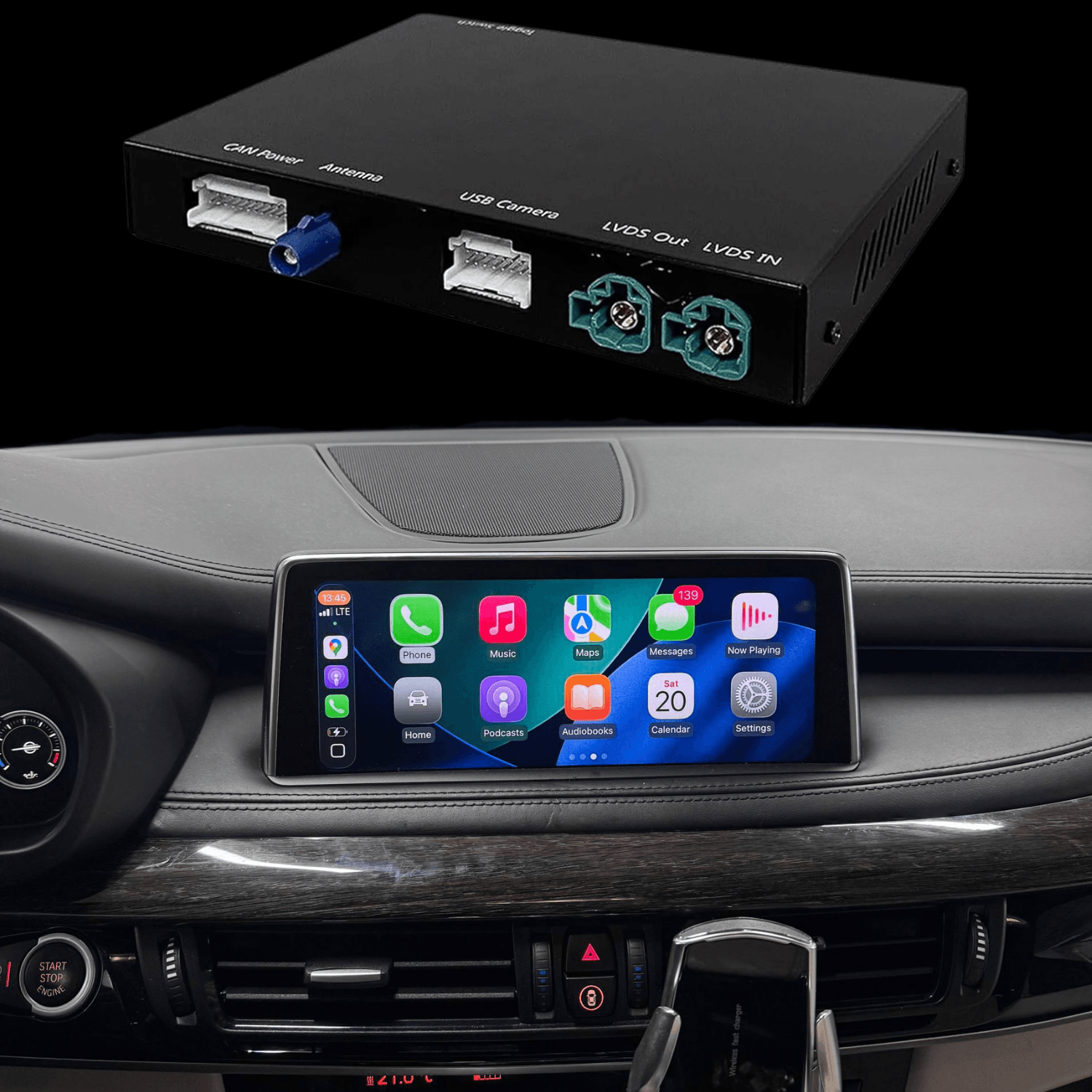 BMW Wireless CarPlay & Android Auto integration for EVO system (2016-2022)