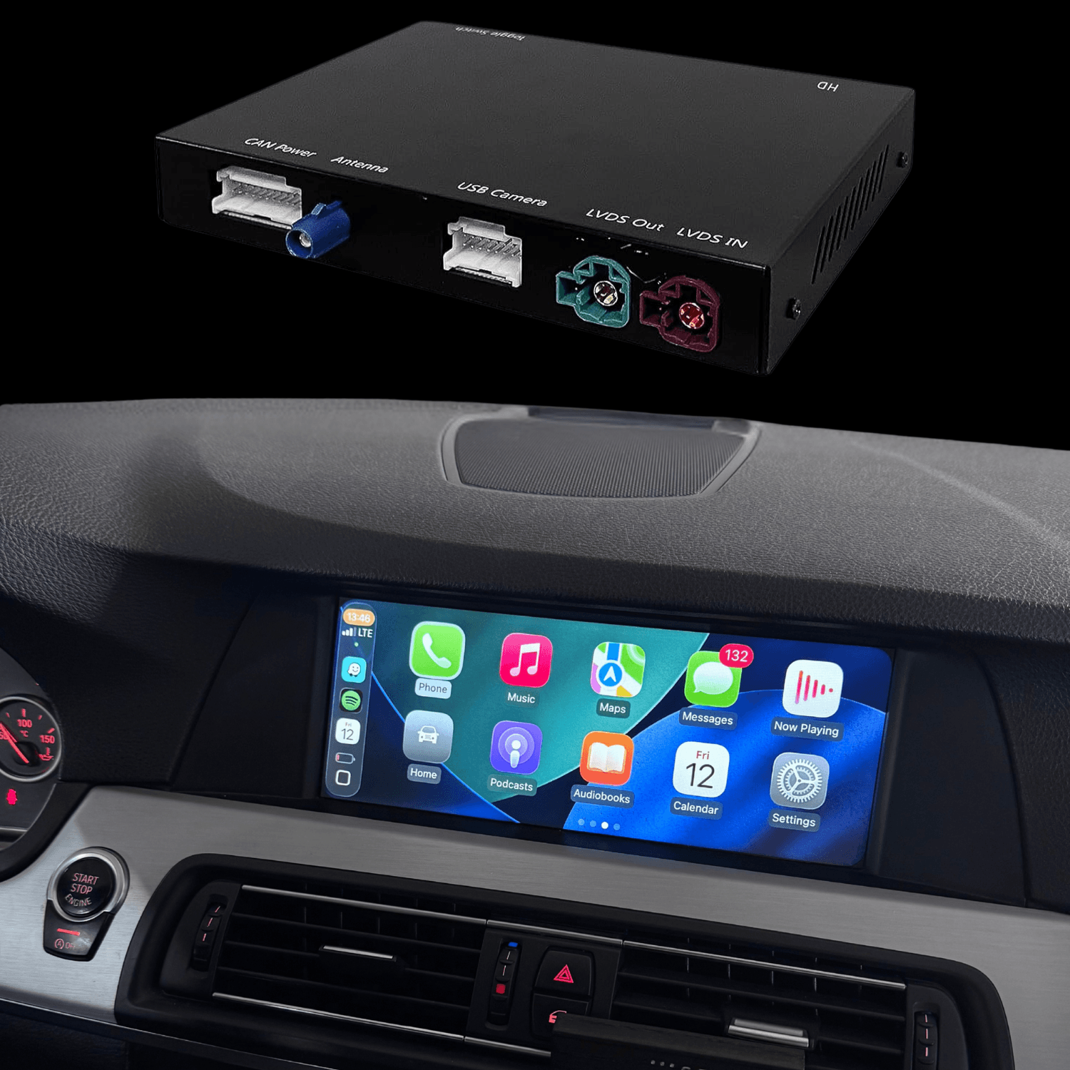 BMW Wireless CarPlay & Android Auto integration for NBT system (2012-2017)