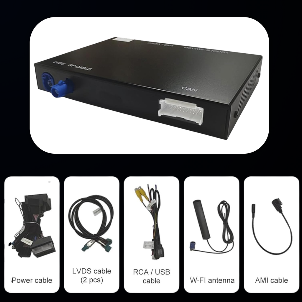 Audi A4 A5 A6 A7 A8 Q3 Q5 Q7 Wireless Apple CarPlay & Android Auto module for MMI 3G system