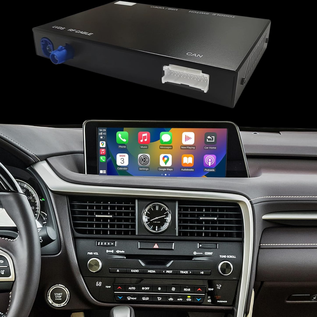 Lexus models with Touchpad / Joystick Wireless Apple CarPlay & Android Auto module (2014-2019)